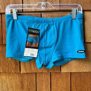 NWT HOM Vibrant Blue Stretch Swim Shorts in Men's Medium